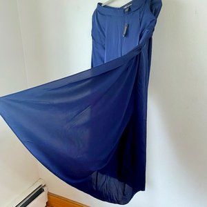 Project Runway Express Navy Blue Flow Pants - 4